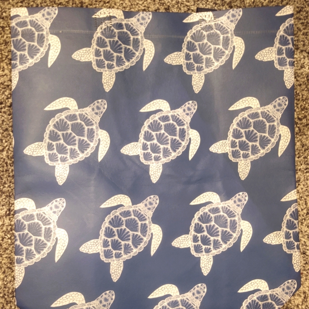 TURTLEY AWESOME | reusable bag w/ sea turtle print